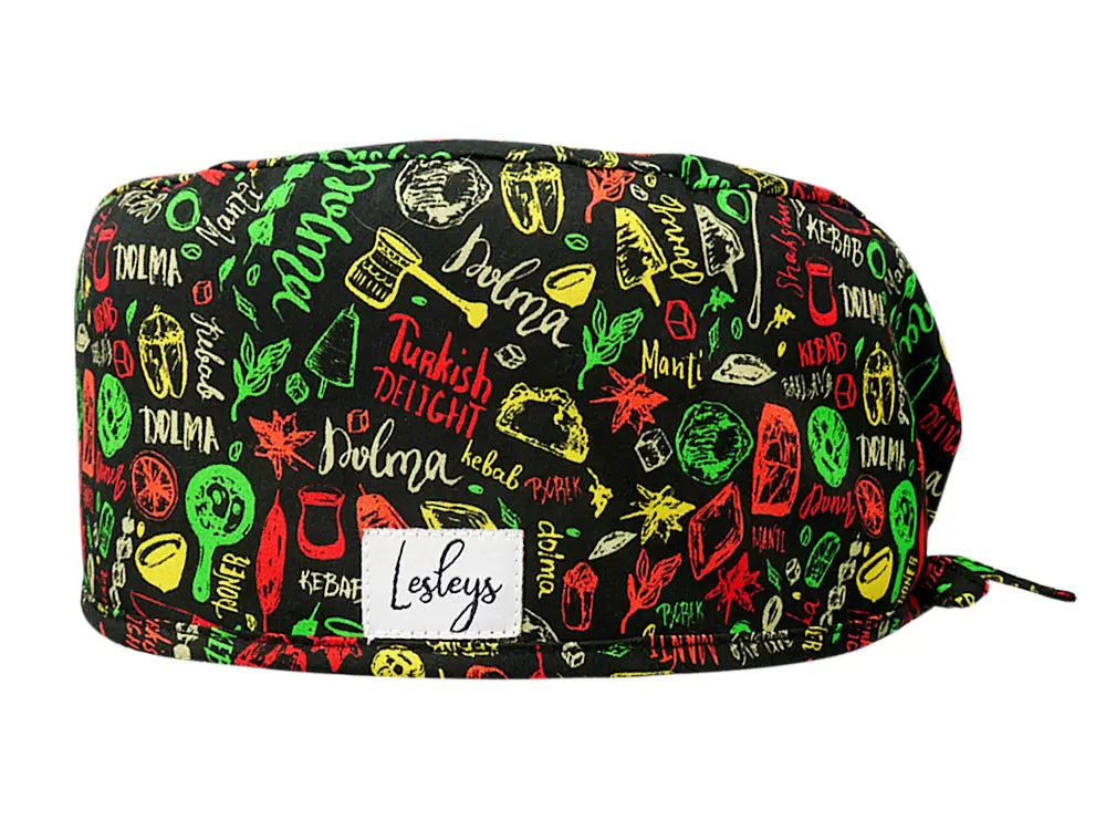 Cotton Scrub Cap - Calot de Bloc - Gorro Quirofano - Cuffia Chirurgica - Turkish Delight