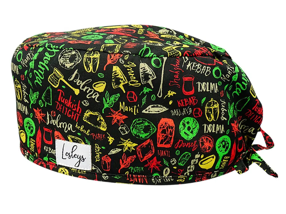 Cotton Scrub Cap - Calot de Bloc - Gorro Quirofano - Cuffia Chirurgica - Turkish Delight