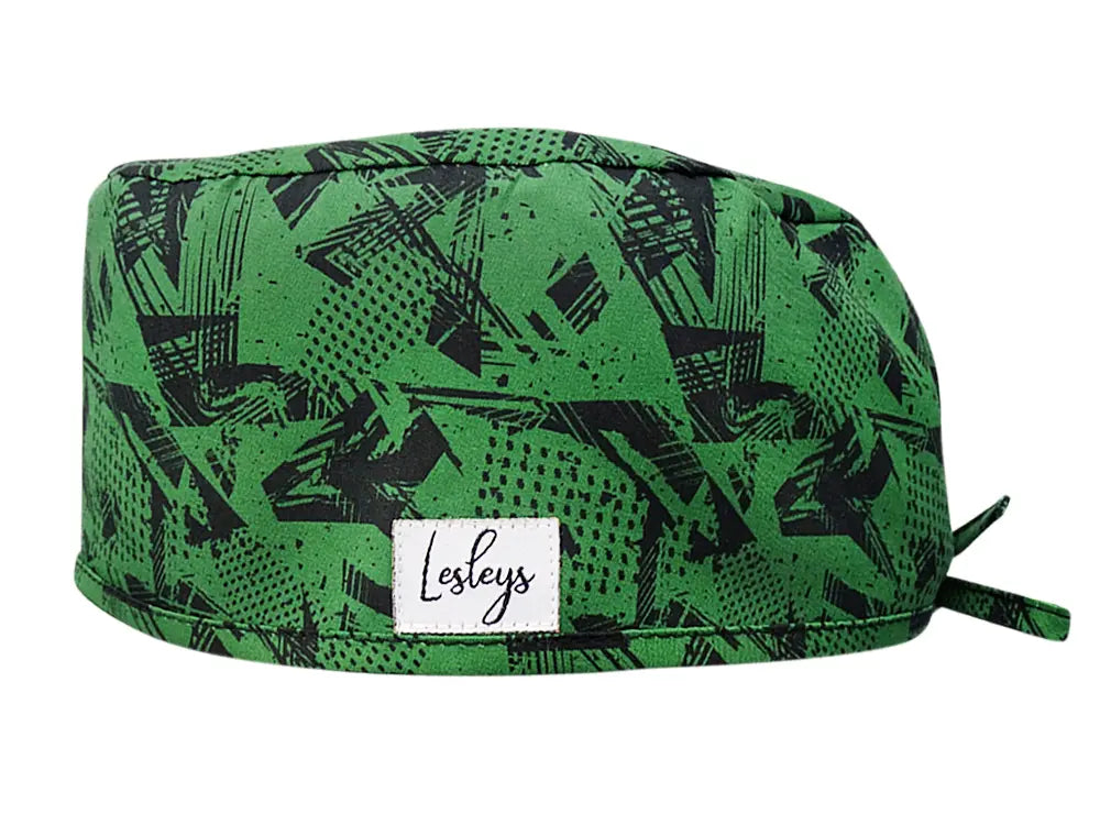 Cotton Scrub Cap - Calot de Bloc - Gorro Quirofano - Cuffia Chirurgica - Green River