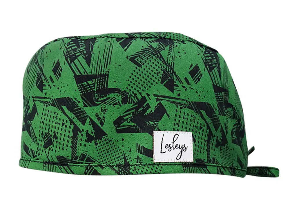 Cotton Scrub Cap - Calot de Bloc - Gorro Quirofano - Cuffia Chirurgica - Green River