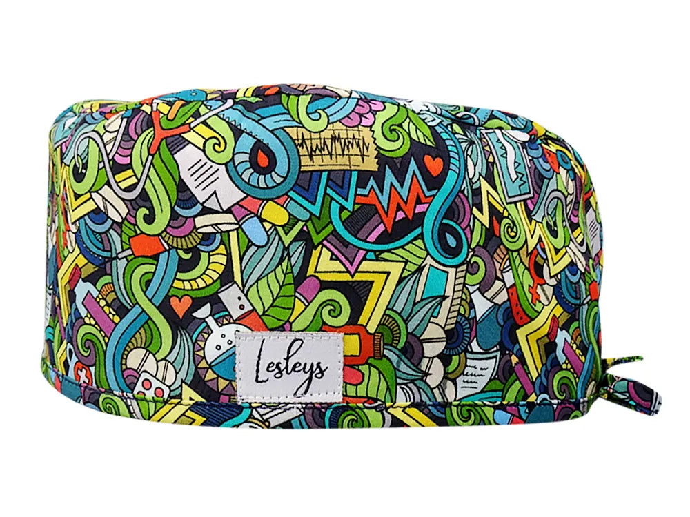 Cotton Scrub Cap - Calot de Bloc - Gorro Quirofano - Cuffia Chirurgica - Medical Chaos