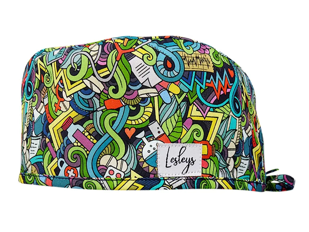 Cotton Scrub Cap - Calot de Bloc - Gorro Quirofano - Cuffia Chirurgica - Medical Chaos