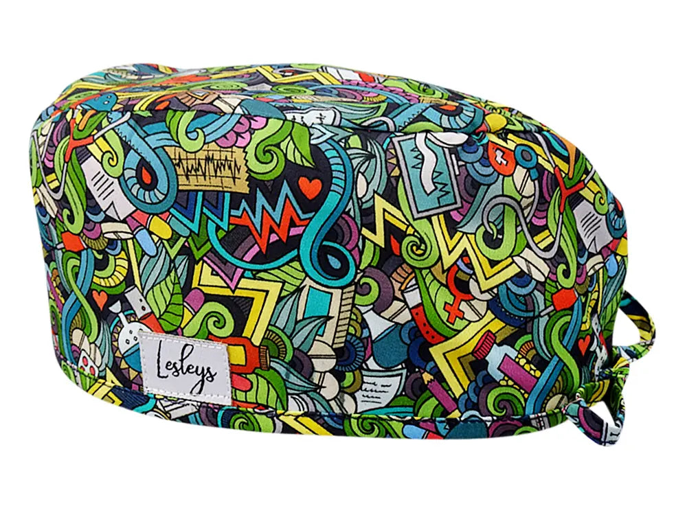 Cotton Scrub Cap - Calot de Bloc - Gorro Quirofano - Cuffia Chirurgica - Medical Chaos
