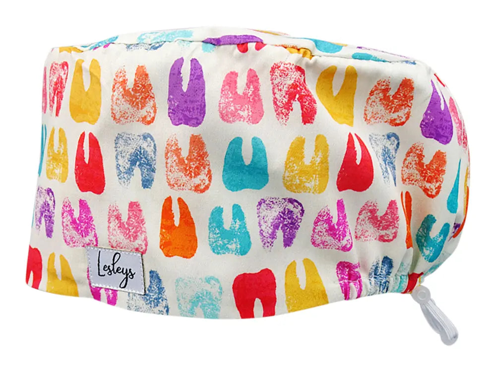 Cotton Scrub Cap - Calot de Bloc - Gorro Quirofano - Cuffia Chirurgica - Dentist Art