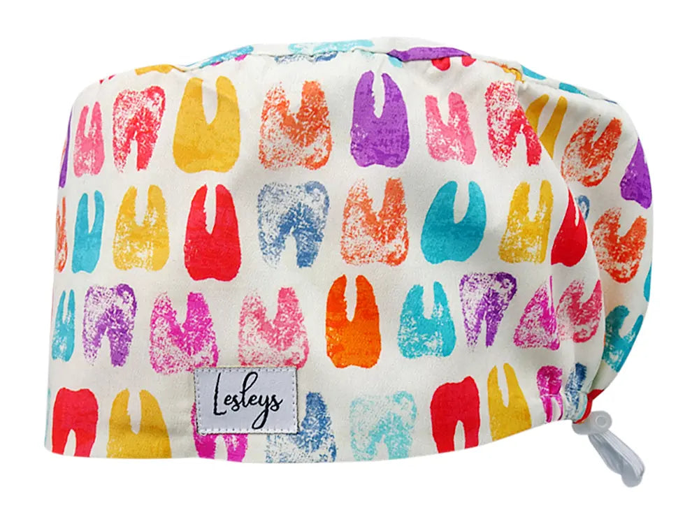Cotton Scrub Cap - Calot de Bloc - Gorro Quirofano - Cuffia Chirurgica - Dentist Art