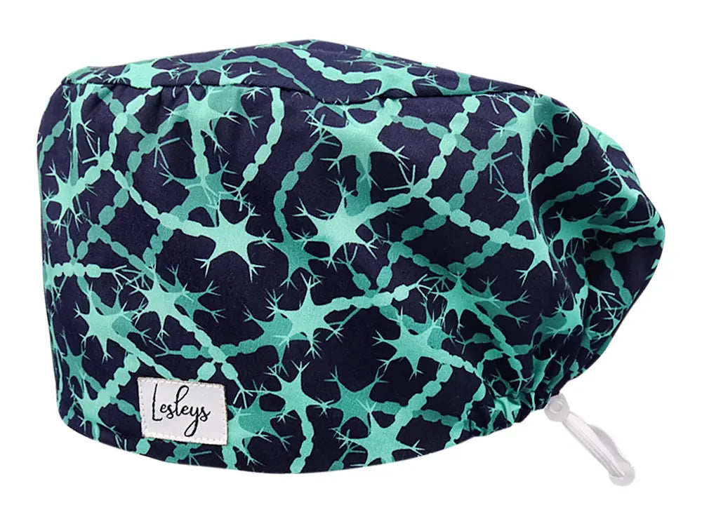 Cotton Scrub Cap - Calot de Bloc - Gorro Quirofano - Cuffia Chirurgica - Neurons