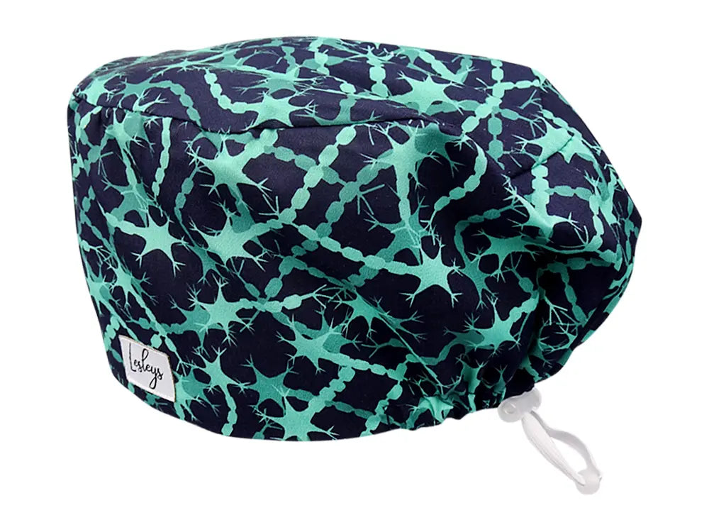 Cotton Scrub Cap - Calot de Bloc - Gorro Quirofano - Cuffia Chirurgica - Neurons