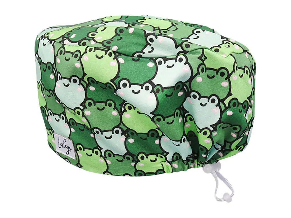 Cotton Scrub Cap - Calot de Bloc - Gorro Quirofano - Cuffia Chirurgica - Frogs