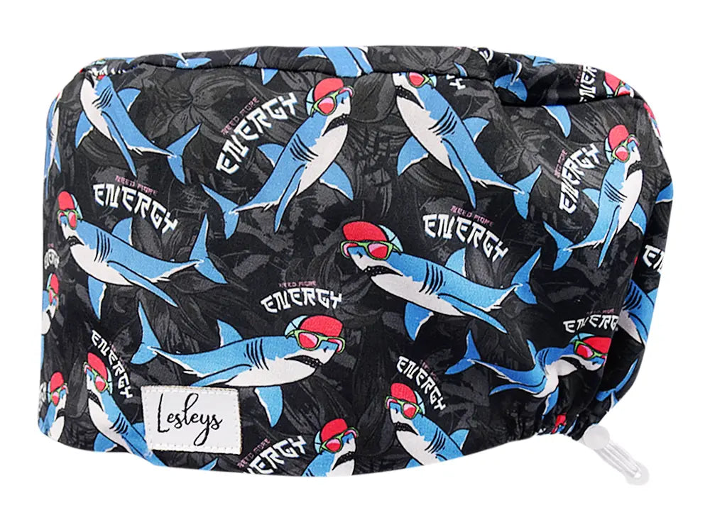 Cotton Scrub Cap - Calot de Bloc - Gorro Quirofano - Cuffia Chirurgica - Need more Energy