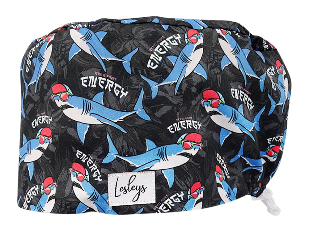 Cotton Scrub Cap - Calot de Bloc - Gorro Quirofano - Cuffia Chirurgica - Need more Energy