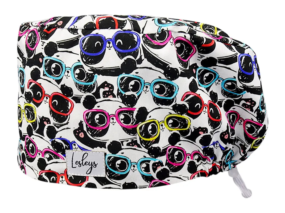 Cotton Scrub Cap - Calot de Bloc - Gorro Quirofano - Cuffia Chirurgica - Cool Panda