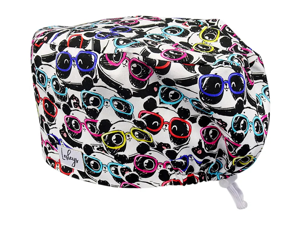 Cotton Scrub Cap - Calot de Bloc - Gorro Quirofano - Cuffia Chirurgica - Cool Panda