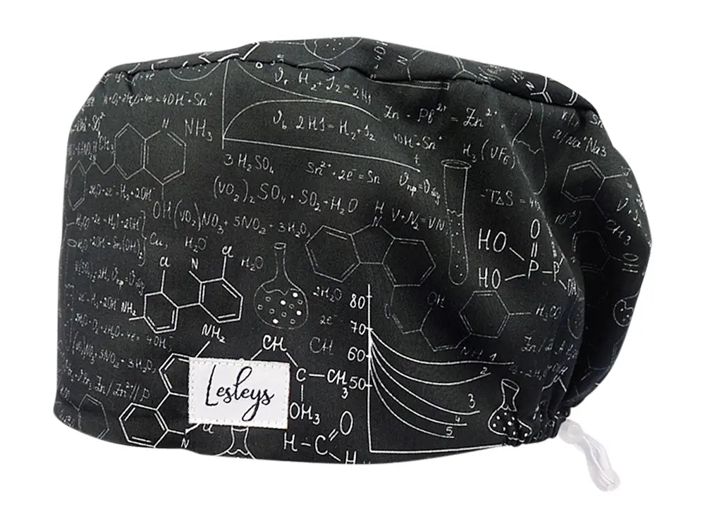 Cotton Scrub Cap - Calot de Bloc - Gorro Quirofano - Cuffia Chirurgica - Chemistry Note
