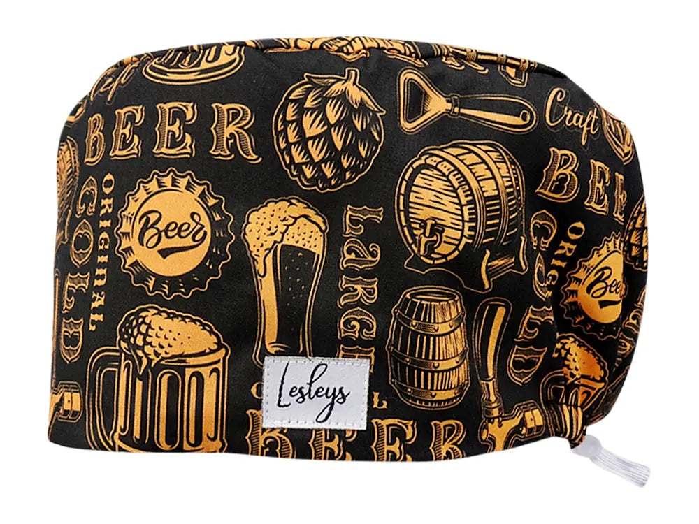 Cotton Scrub Cap - Calot de Bloc - Gorro Quirofano - Cuffia Chirurgica - Craft Beer