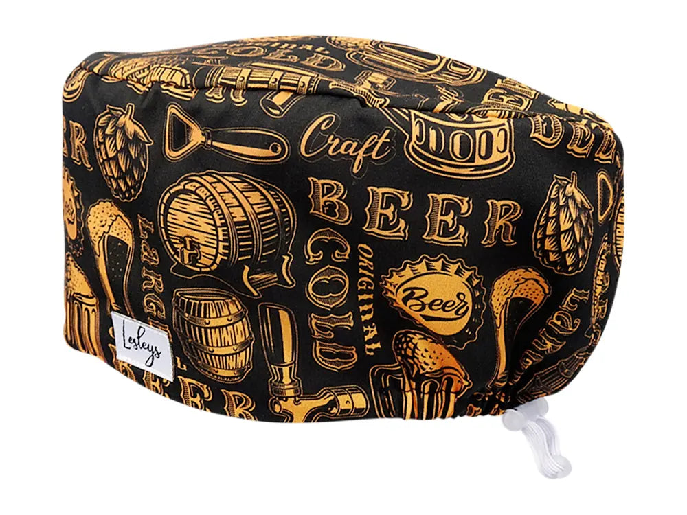 Cotton Scrub Cap - Calot de Bloc - Gorro Quirofano - Cuffia Chirurgica - Craft Beer