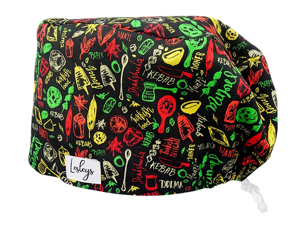 Cotton Scrub Cap - Calot de Bloc - Gorro Quirofano - Cuffia Chirurgica - Turkish Delight