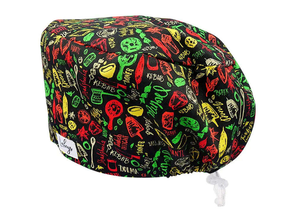 Cotton Scrub Cap - Calot de Bloc - Gorro Quirofano - Cuffia Chirurgica - Turkish Delight