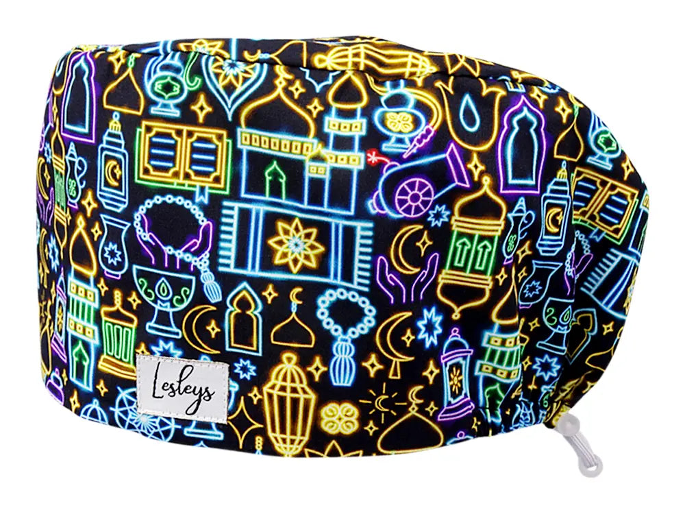 Cotton Scrub Cap - Calot de Bloc - Gorro Quirofano - Cuffia Chirurgica - Oriental