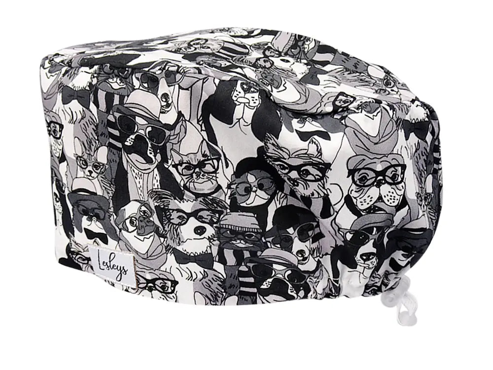 Cotton Scrub Cap - Calot de Bloc - Gorro Quirofano - Cuffia Chirurgica - Elegant Pets