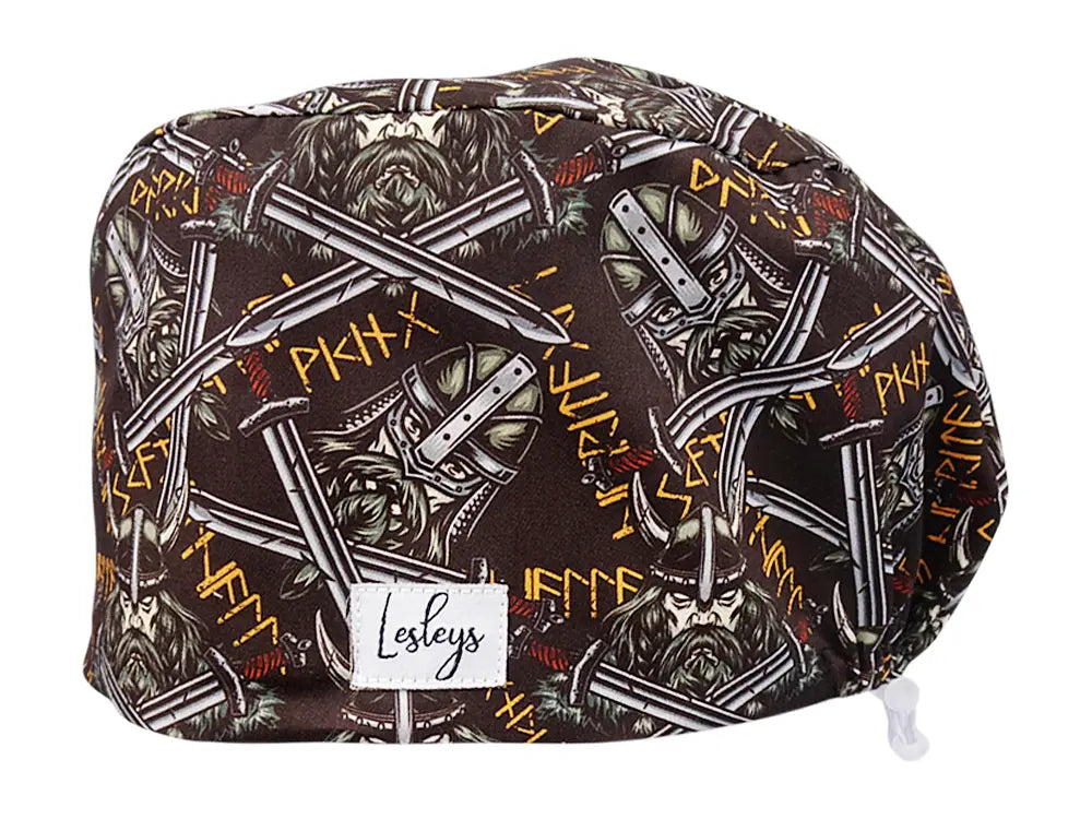 Cotton Scrub Cap - Calot de Bloc - Gorro Quirofano - Cuffia Chirurgica - Vikings