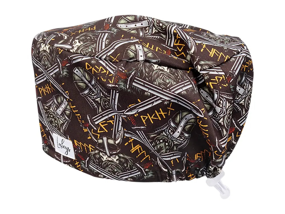 Cotton Scrub Cap - Calot de Bloc - Gorro Quirofano - Cuffia Chirurgica - Vikings