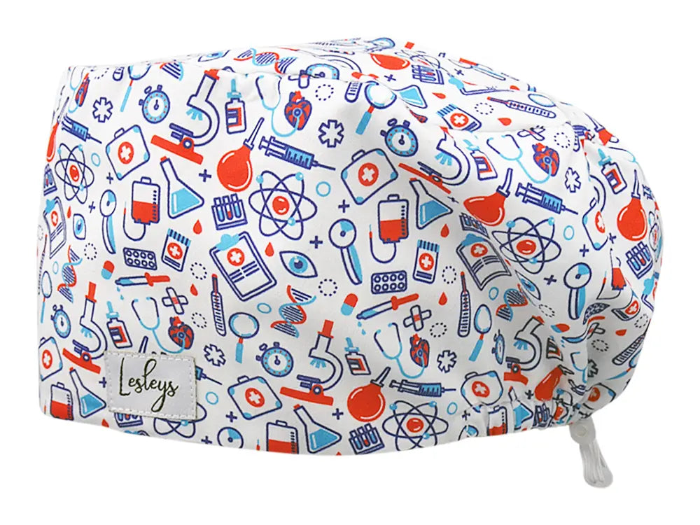 Cotton Scrub Cap - Calot de Bloc - Gorro Quirofano - Cuffia Chirurgica - Medical Lab