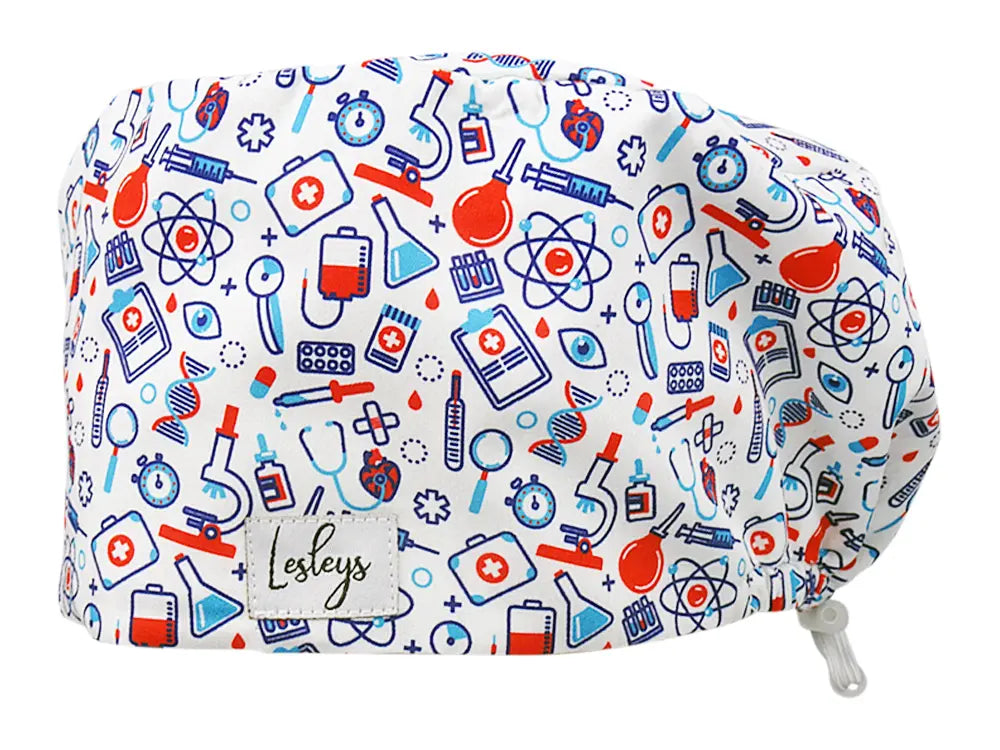 Cotton Scrub Cap - Calot de Bloc - Gorro Quirofano - Cuffia Chirurgica - Medical Lab