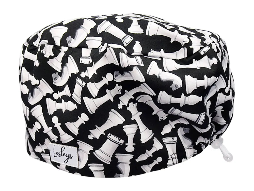 Cotton Scrub Cap - Calot de Bloc - Gorro Quirofano - Cuffia Chirurgica - Chess