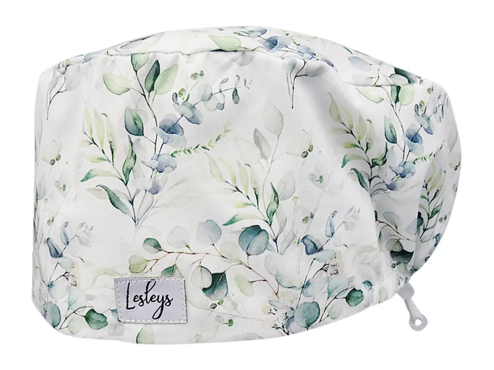 Cotton Scrub Cap - Calot de Bloc - Gorro Quirofano - Cuffia Chirurgica - Eucalyptus