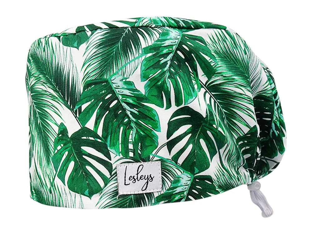 Cotton Scrub Cap - Calot de Bloc - Gorro Quirofano - Cuffia Chirurgica - Dense Palm