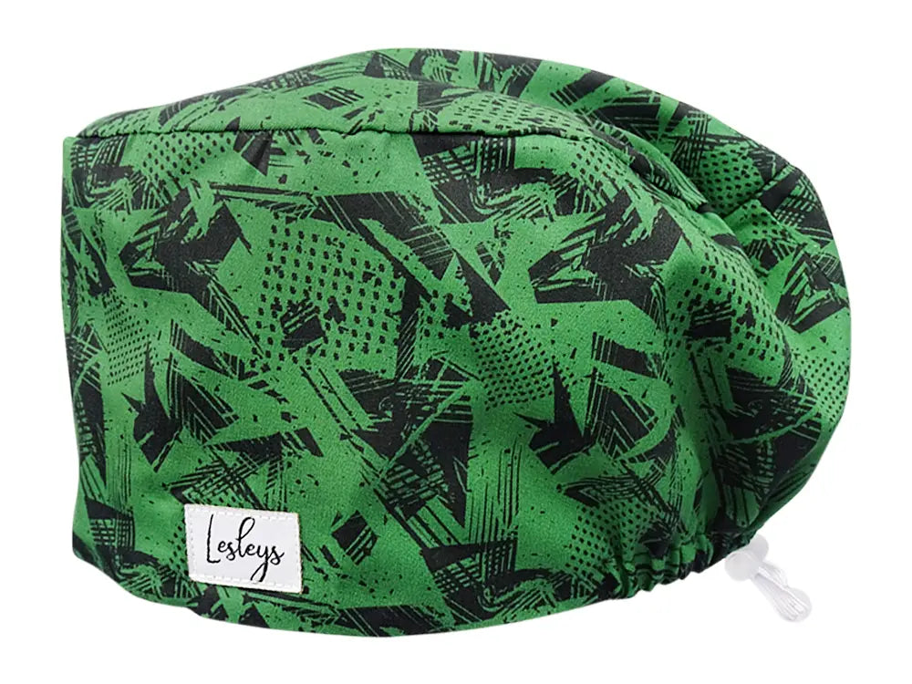 Cotton Scrub Cap - Calot de Bloc - Gorro Quirofano - Cuffia Chirurgica - Green River