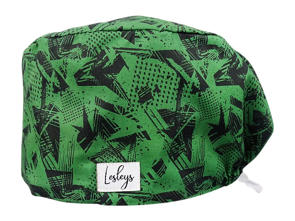 Cotton Scrub Cap - Calot de Bloc - Gorro Quirofano - Cuffia Chirurgica - Green River