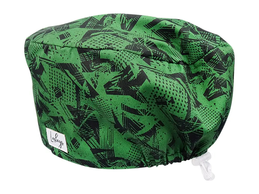 Cotton Scrub Cap - Calot de Bloc - Gorro Quirofano - Cuffia Chirurgica - Green River