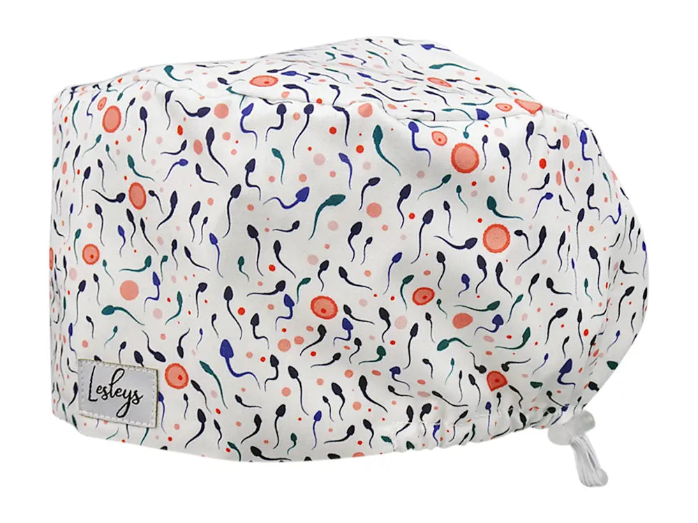Cotton Scrub Cap - Calot de Bloc - Gorro Quirofano - Cuffia Chirurgica - Sperm Cells