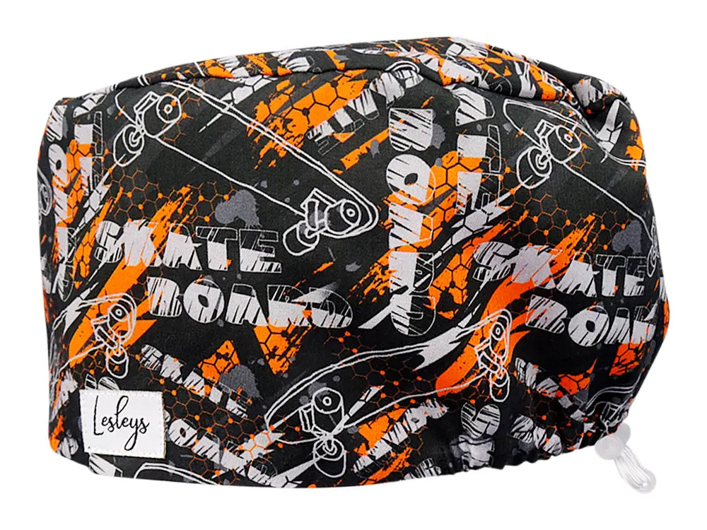 Cotton Scrub Cap - Calot de Bloc - Gorro Quirofano - Cuffia Chirurgica - Skateboard