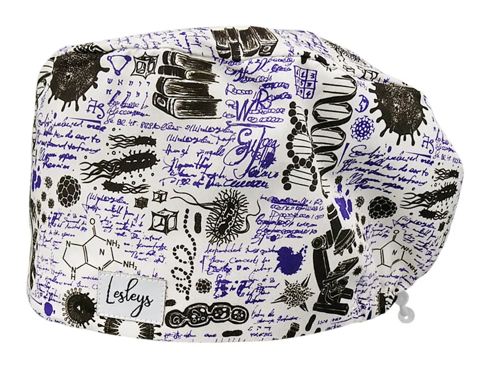 Cotton Scrub Cap - Calot de Bloc - Gorro Quirofano - Cuffia Chirurgica - Lab Notes