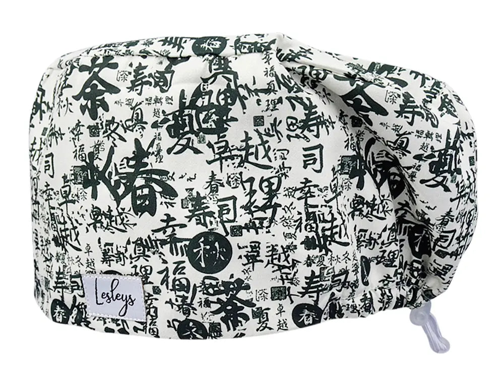 Cotton Scrub Cap - Calot de Bloc - Gorro Quirofano - Cuffia Chirurgica - Japanese