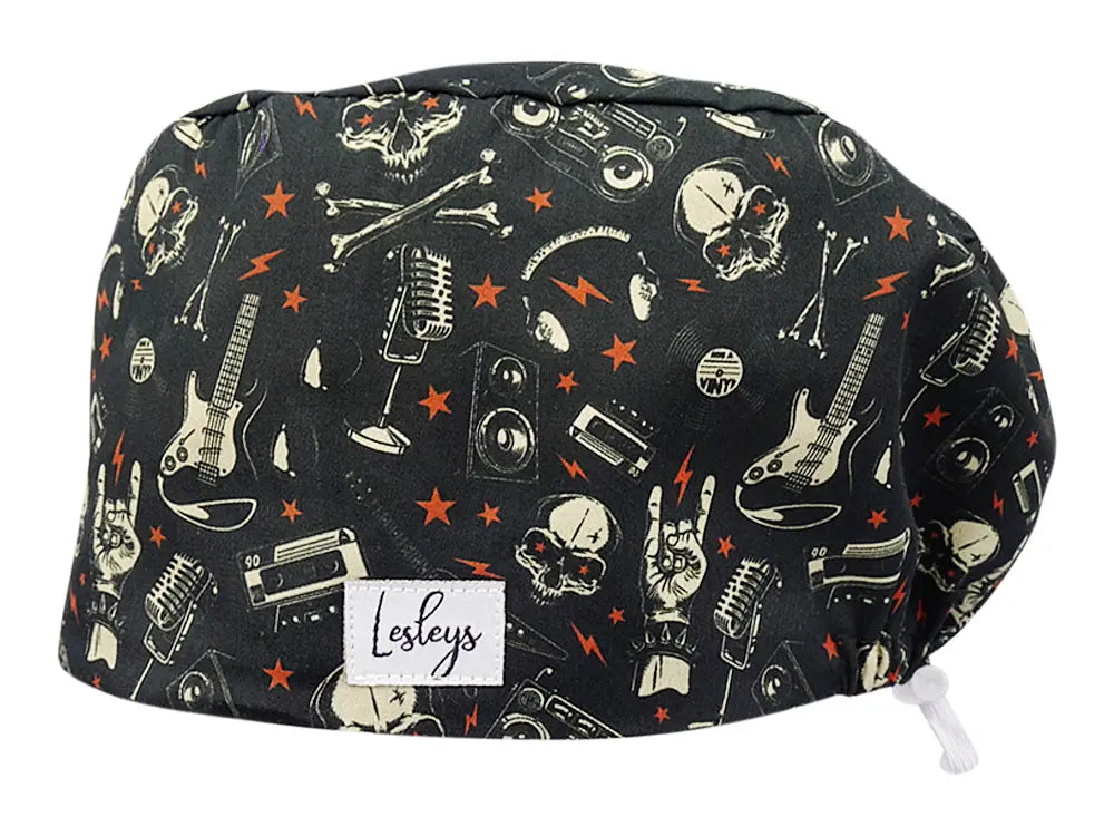 Cotton Scrub Cap - Calot de Bloc - Gorro Quirofano - Cuffia Chirurgica - Heavy Metal