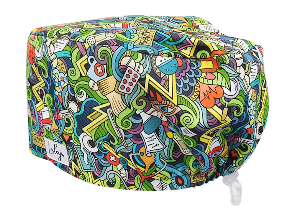 Cotton Scrub Cap - Calot de Bloc - Gorro Quirofano - Cuffia Chirurgica - Medical Chaos