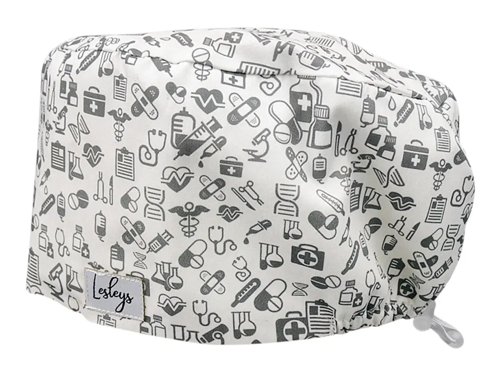 Cotton Scrub Cap - Calot de Bloc - Gorro Quirofano - Cuffia Chirurgica - Medical