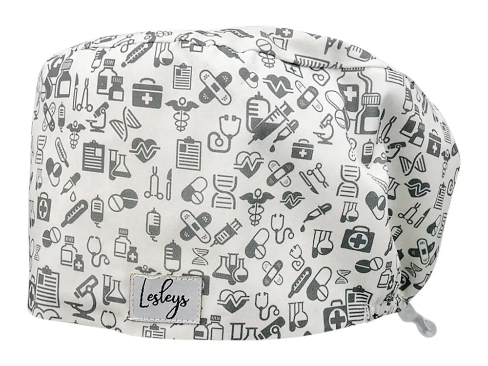 Cotton Scrub Cap - Calot de Bloc - Gorro Quirofano - Cuffia Chirurgica - Medical