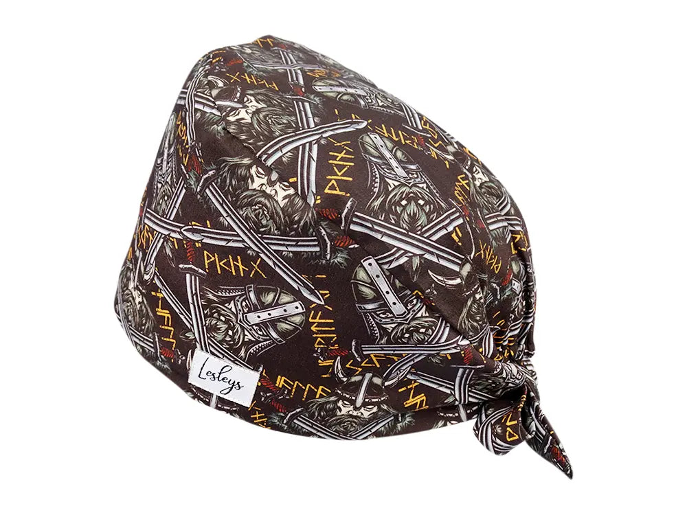 Cotton Scrub Cap - Calot de Bloc - Gorro Quirofano - Cuffia Chirurgica - Vikings