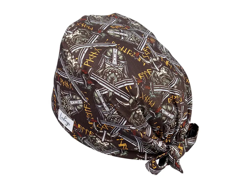Cotton Scrub Cap - Calot de Bloc - Gorro Quirofano - Cuffia Chirurgica - Vikings