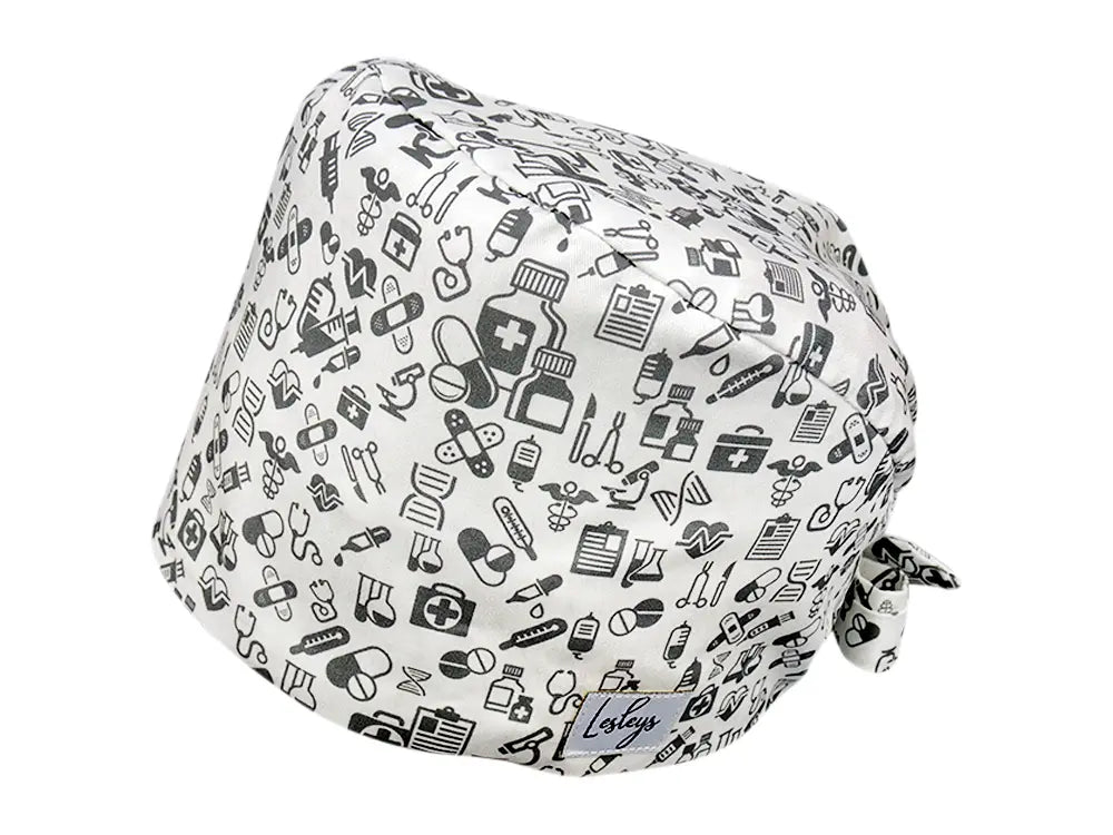 Cotton Scrub Cap - Calot de Bloc - Gorro Quirofano - Cuffia Chirurgica - Medical