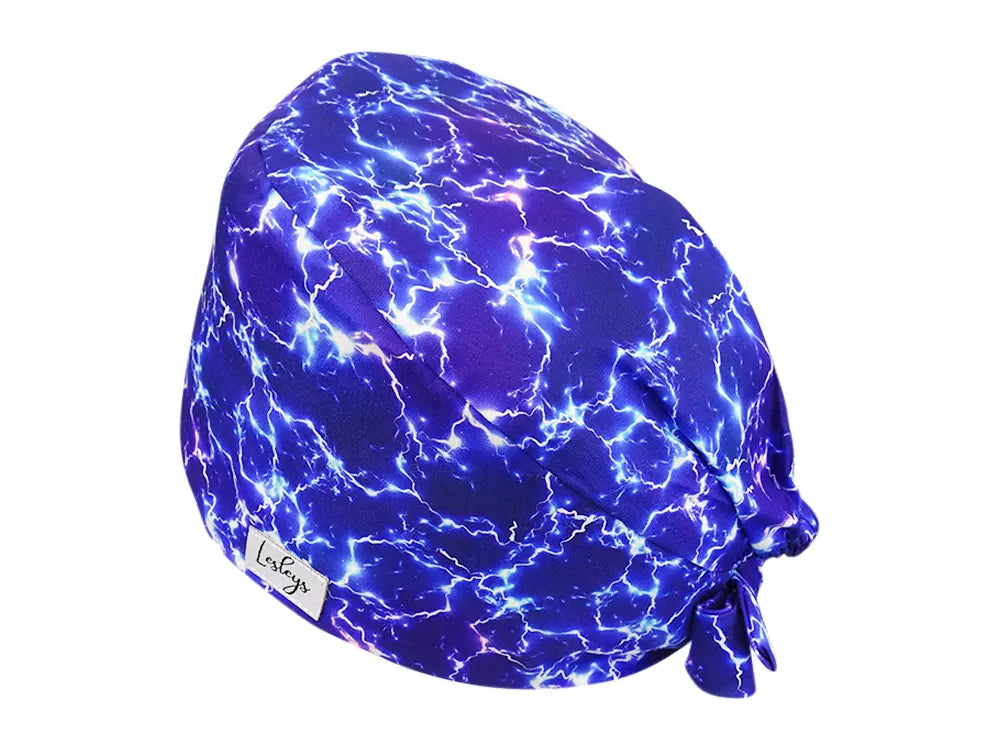 Cotton Scrub Cap - Calot de Bloc - Gorro Quirofano - Cuffia Chirurgica - Lightning