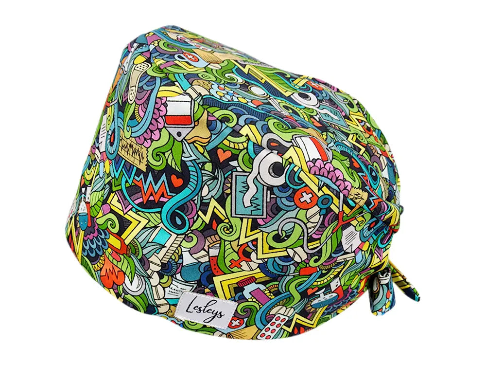 Cotton Scrub Cap - Calot de Bloc - Gorro Quirofano - Cuffia Chirurgica - Medical Chaos
