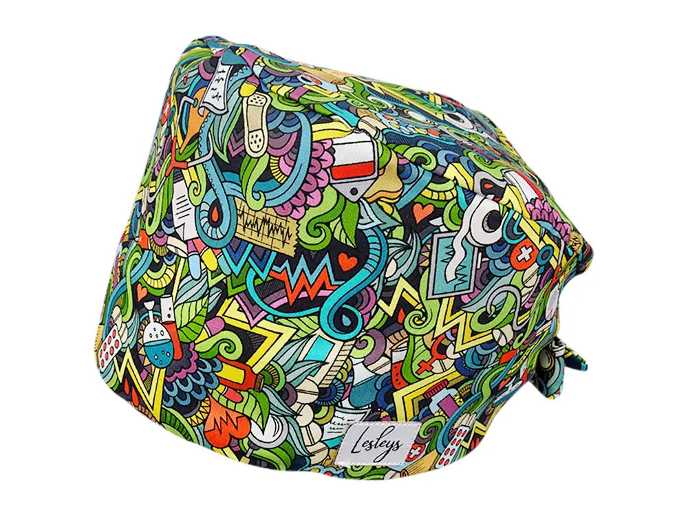 Cotton Scrub Cap - Calot de Bloc - Gorro Quirofano - Cuffia Chirurgica - Medical Chaos