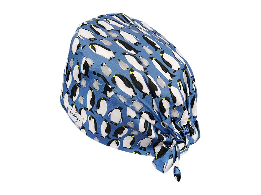 Cotton Scrub Cap - Calot de Bloc - Gorro Quirofano - Cuffia Chirurgica - Penguins