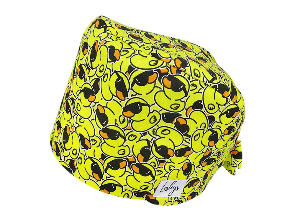 Cotton Scrub Cap - Calot de Bloc - Gorro Quirofano - Cuffia Chirurgica - Squeaky Duck