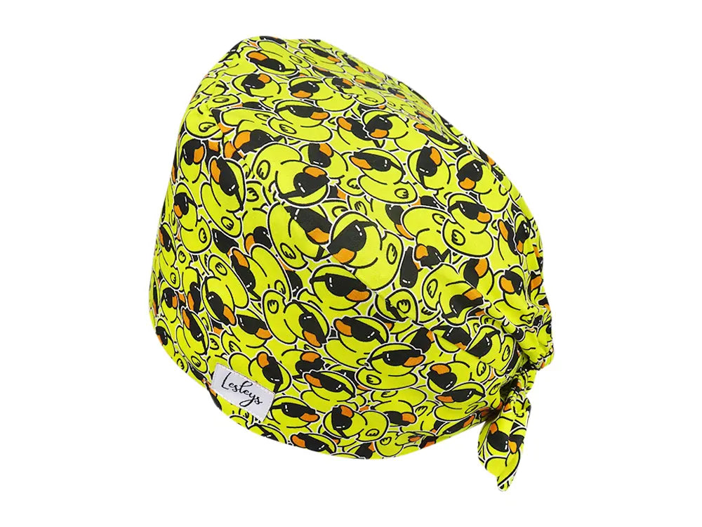 Cotton Scrub Cap - Calot de Bloc - Gorro Quirofano - Cuffia Chirurgica - Squeaky Duck